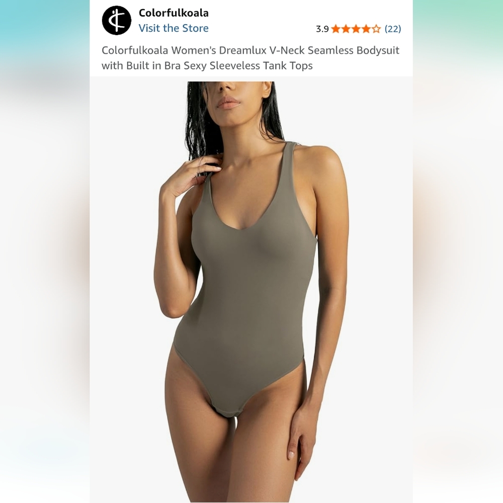 Colorfulkoala Women's Seamless Bodysuit